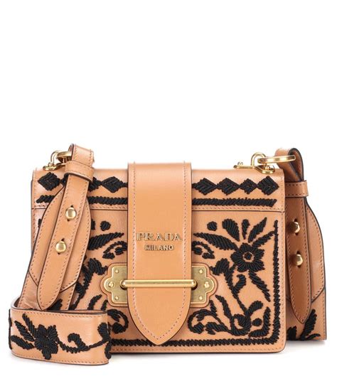 prada madras embroidered cahier shoulder bag|Prada Madras Embroidered Cahier .